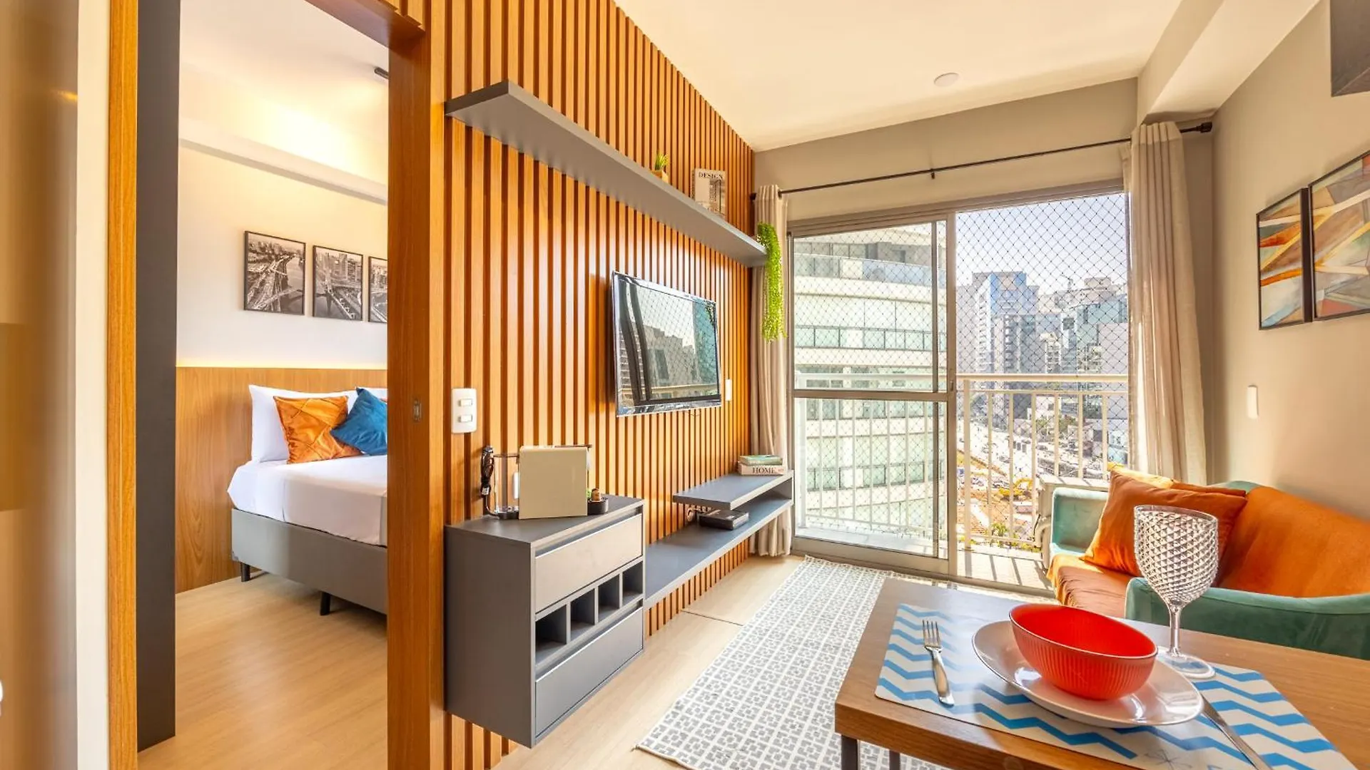 Easy Star - Charmoso Apto De 1 Quarto Na Av. Santo Amaro - Md02I 상파울루