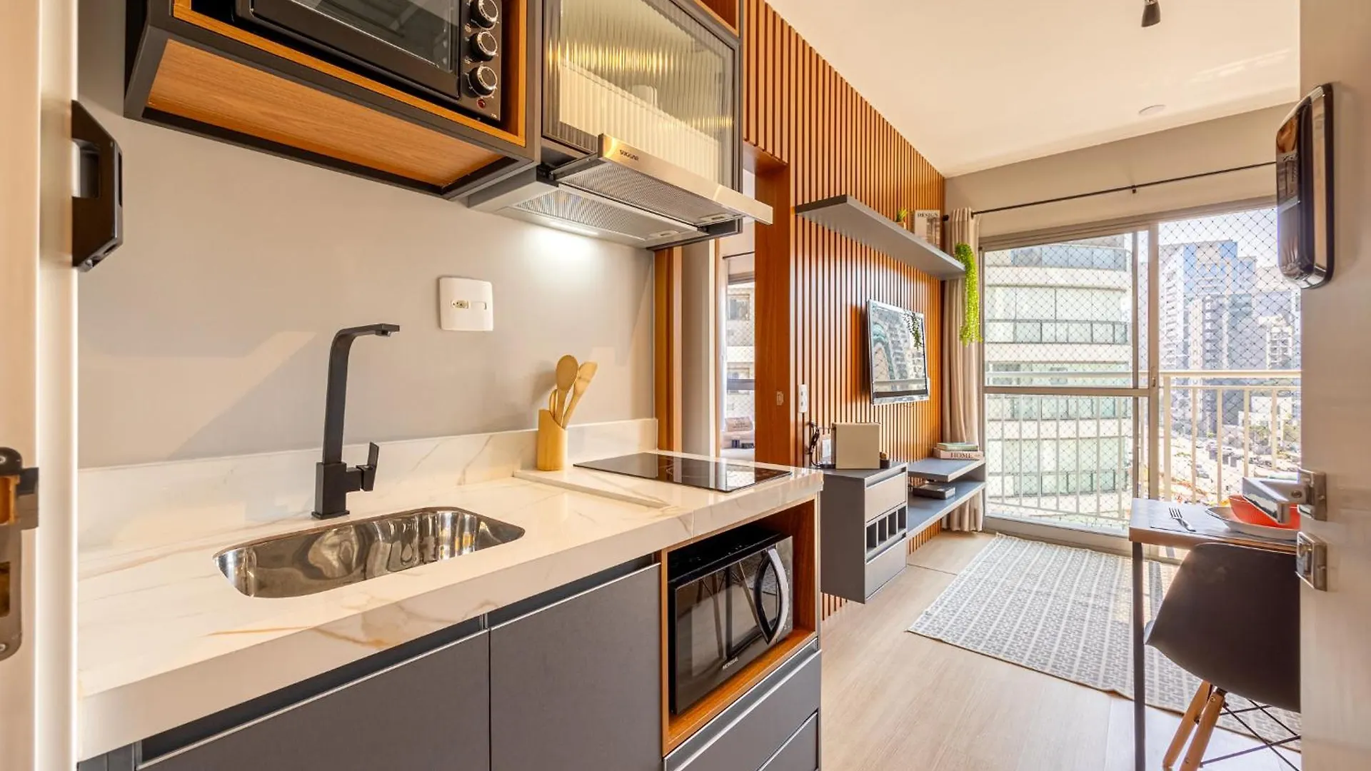 Easy Star - Charmoso Apto De 1 Quarto Na Av. Santo Amaro - Md02I Sao Paulo Apartment